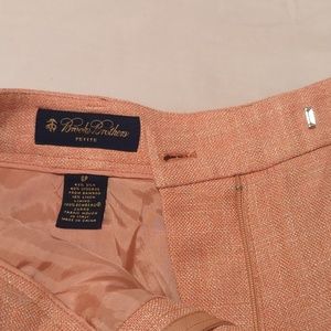 Brooks Brothers Linen/Silk Suit Pants Peach 6P